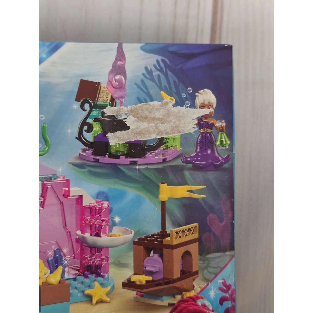LEGO Disney Princess Ariels Crystal Cavern 43254 Ariel Ursula Flounder 141 Pcs - Picture 4 of 8